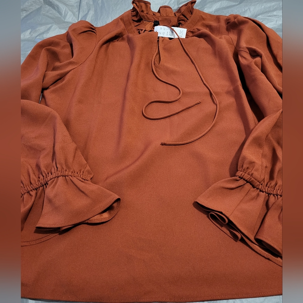 Jcrew Ruffle Drapey Top - Picture 4 of 14
